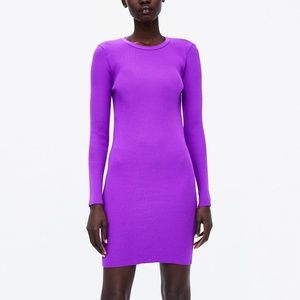 Zara Cut-out Knit Dress